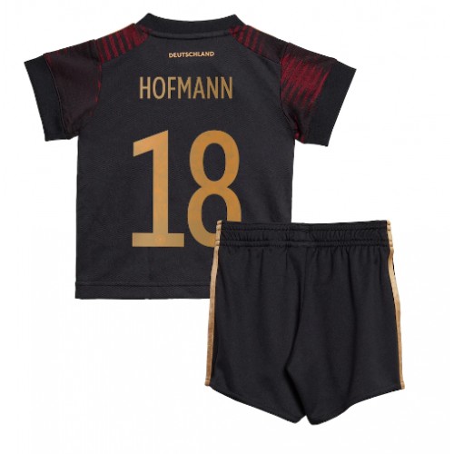 Dětský Fotbalový dres Německo Jonas Hofmann #18 MS 2022 Venkovní Krátký Rukáv (+ trenýrky)
